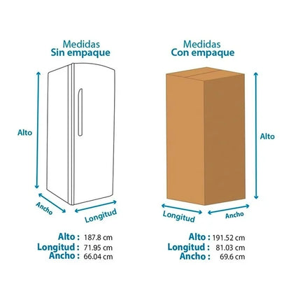 Refrigerador Mabe 15 Pies Con Despachador de Agua Mate Acero Inoxidable