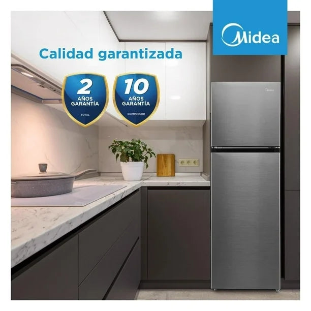 Refrigerador 10 Pies Midea Blue Steel Top Mount