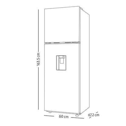 Refrigerador 11 pies Samsung Top Mount Acero