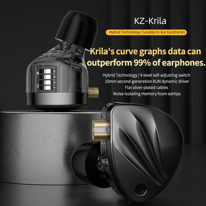 Auriculares Intrauditivos KZ Krila 1DD + 1BA