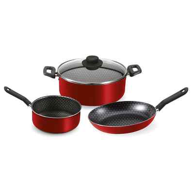 Batería Ekco de cocina 4 piezas classic Rojo