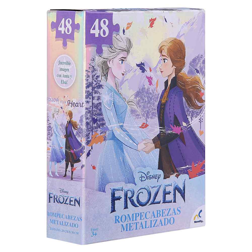 Rompecabezas Brillo Metálico de Frozen - Novelty