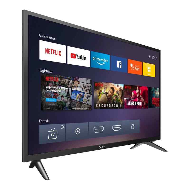 Pantalla Ghia 32" LED Smart TV HD