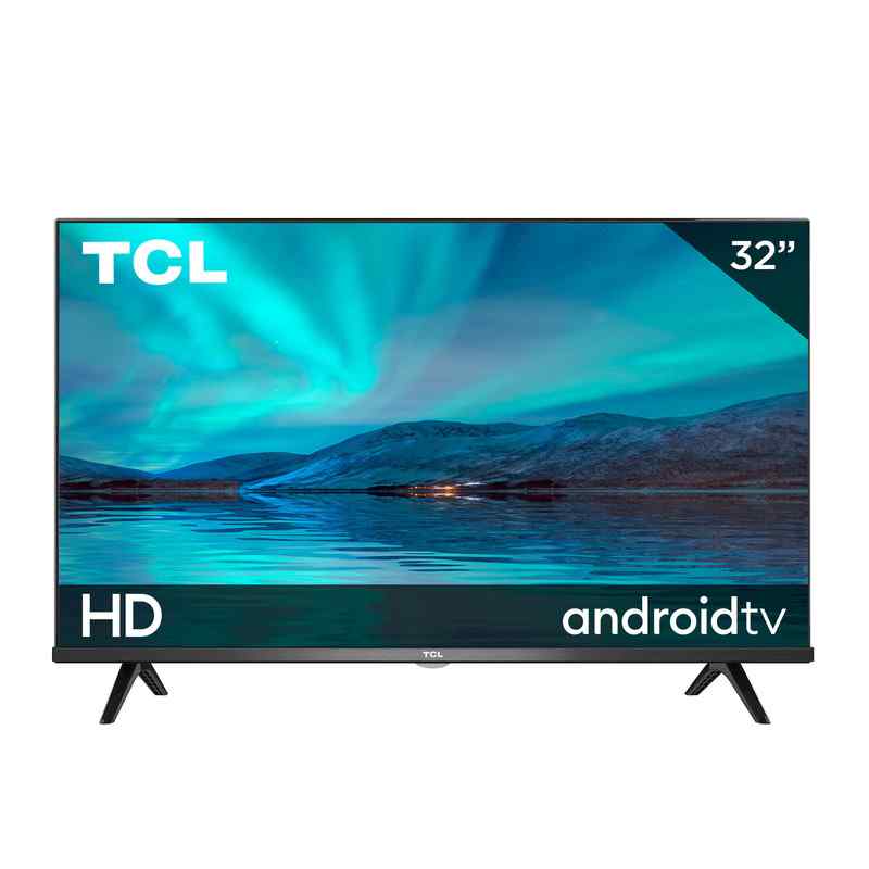 Pantalla TCL 32" LED Android TV HD 32A343 Negro