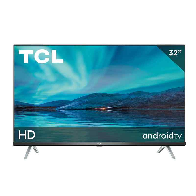 Pantalla TCL 32" LED Android TV HD 32A345 Silver