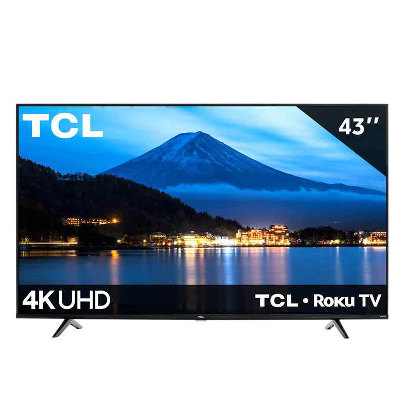 Pantalla TCL 43" LED Roku TV 4K UHD 43S443-MX 43 Pulgadas