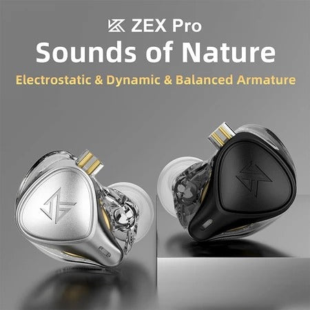 Auriculares Electrostáticos Y Dinámicos kz x Crinacle CRN (ZEX pro)